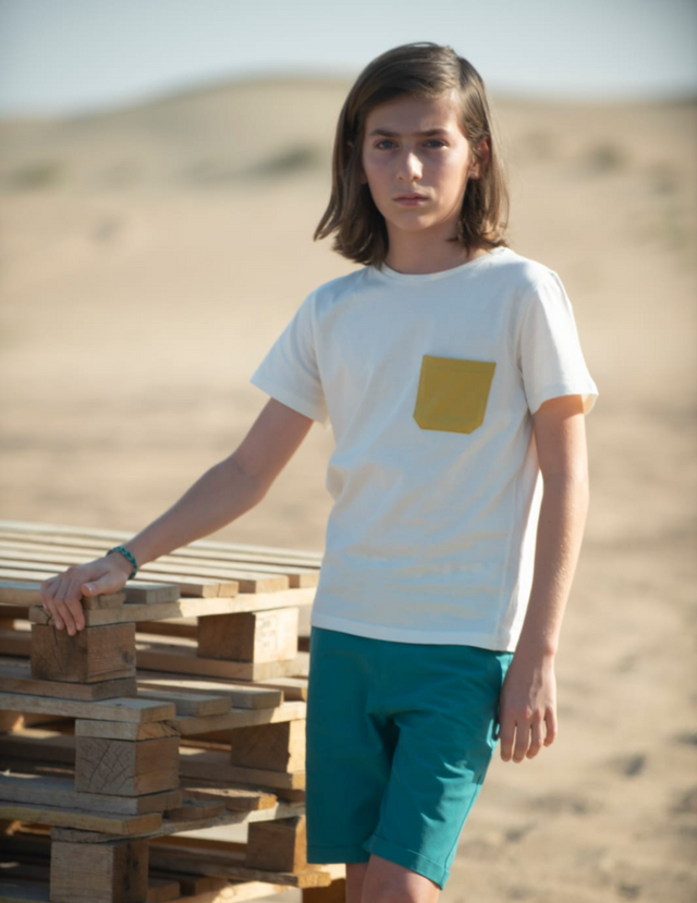 Seagrass Boy’s T-shirt with pocket style