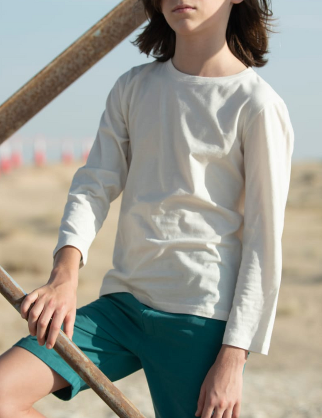 Arrecife Boys White Full Sleeve T shirt