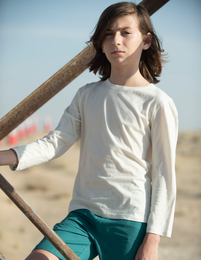 Arrecife Boys White Full Sleeve T shirt
