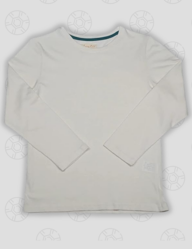 Arrecife Boys White Full Sleeve T shirt