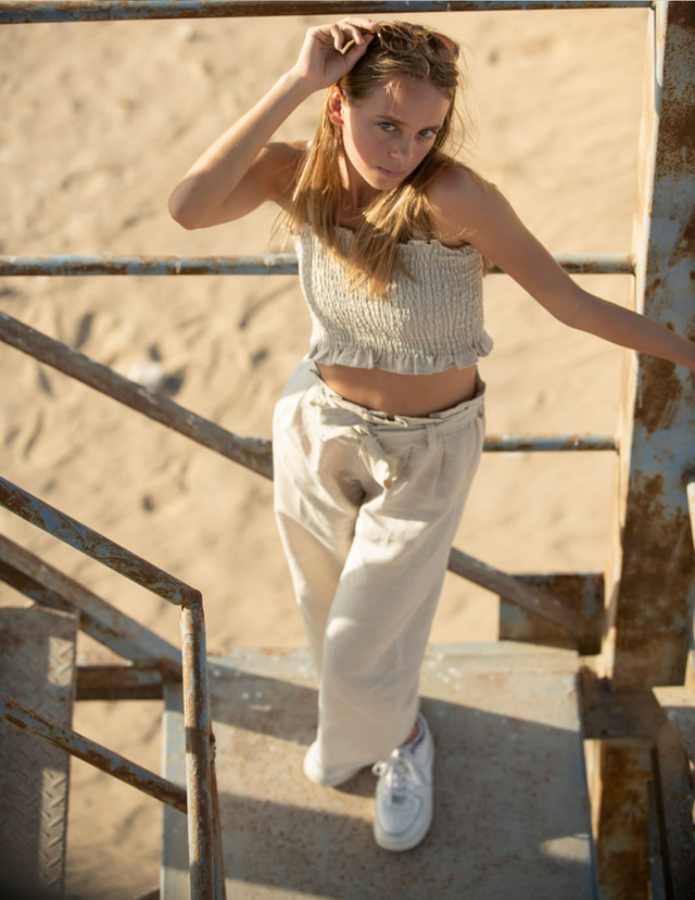 Azolla Girls Pants are high-waisted