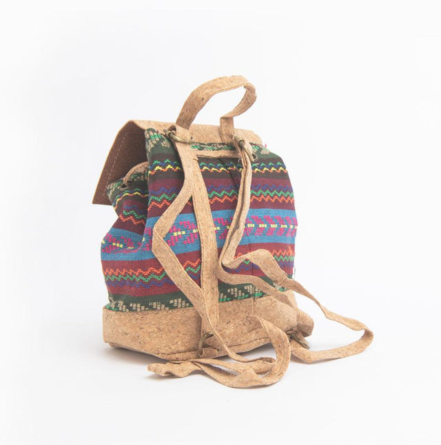 Aztec Zig-Zag Cork Backpack - Lory Lux