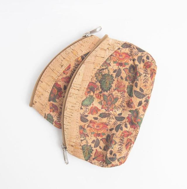 Floral Cork Pouch - Lory Lux