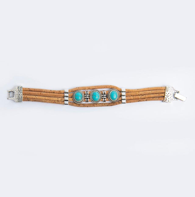 3 Eye Cork Bracelet - Lory Lux