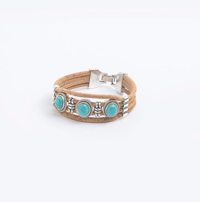 3 Eye Cork Bracelet - Lory Lux