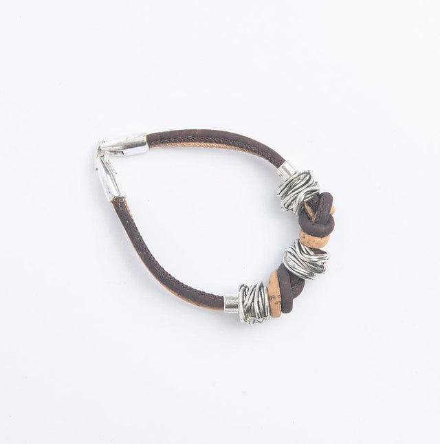 Pretzel Twist Cork Bracelet - Lory Lux