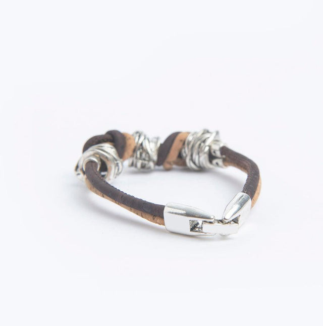 Pretzel Twist Cork Bracelet - Lory Lux