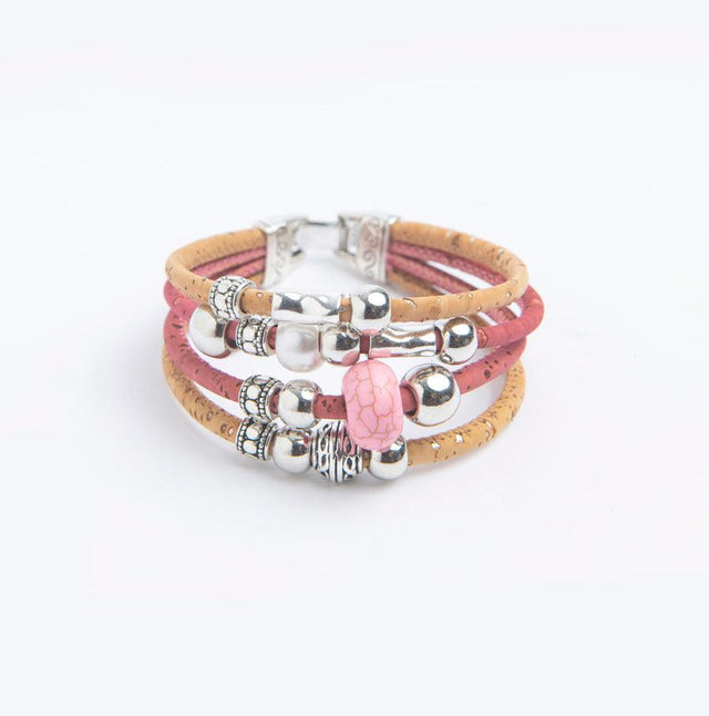 Handmade Quadband Cork Bracelet - Lory Lux