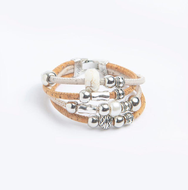 Handmade Quadband Cork Bracelet - Lory Lux