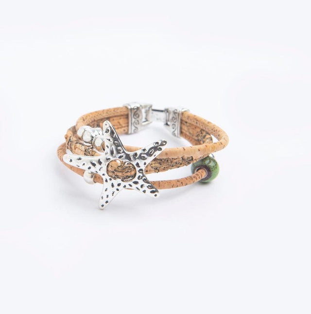 Handmade Fixed Star Cork Bracelet - Lory Lux