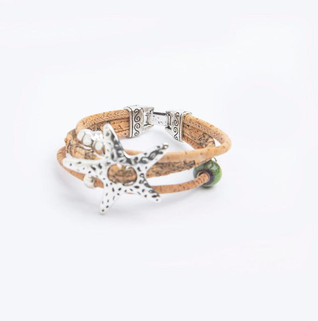 Handmade Fixed Star Cork Bracelet - Lory Lux