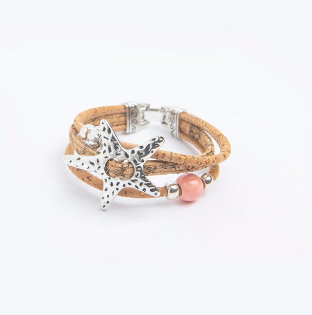 Handmade Fixed Star Cork Bracelet - Lory Lux