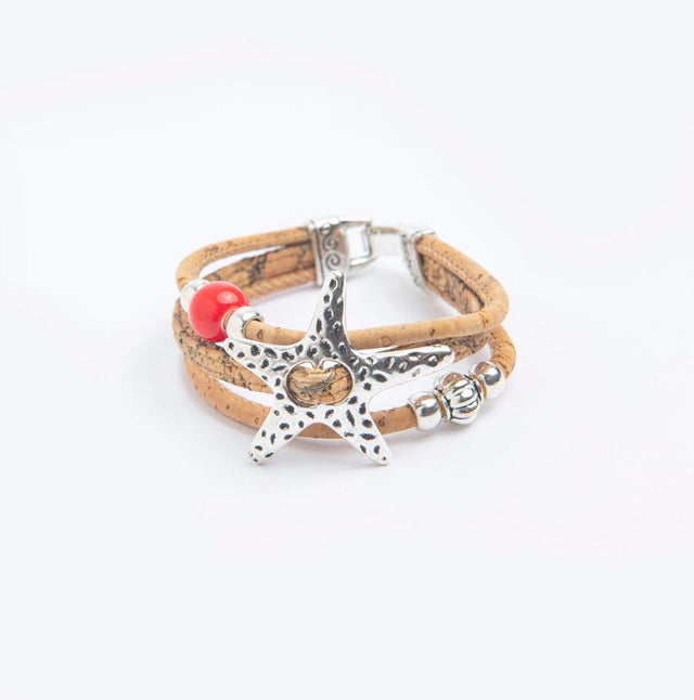 Handmade Fixed Star Cork Bracelet - Lory Lux