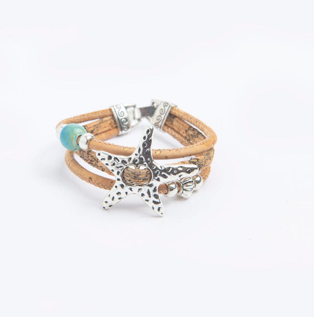 Handmade Fixed Star Cork Bracelet - Lory Lux