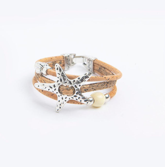 Handmade Fixed Star Cork Bracelet - Lory Lux