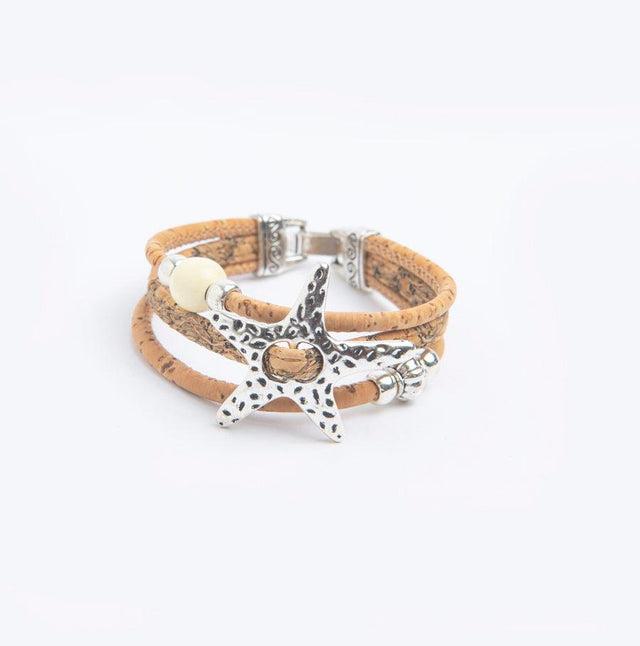Handmade Fixed Star Cork Bracelet - Lory Lux