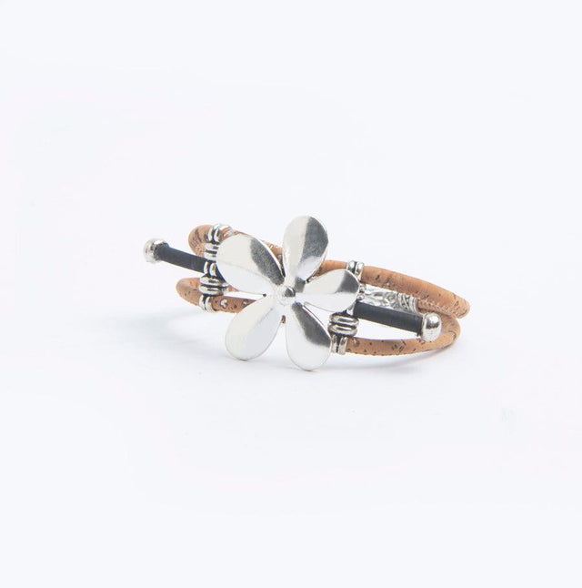 Handmade 5 Petal Cork Bracelet - Lory Lux