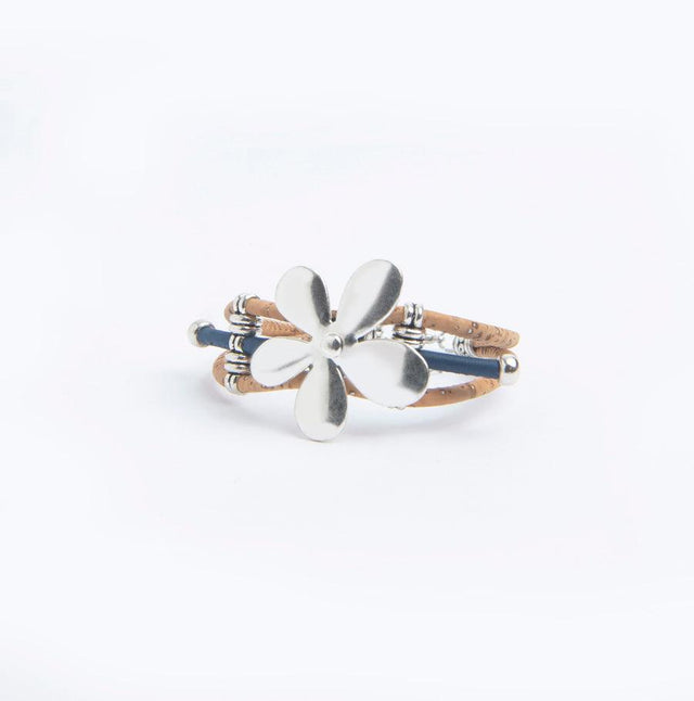 Handmade 5 Petal Cork Bracelet - Lory Lux