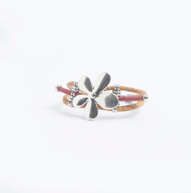 Handmade 5 Petal Cork Bracelet - Lory Lux