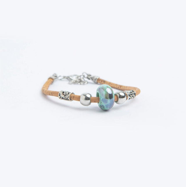 Handmade Colour Me Cork Bracelet - Lory Lux