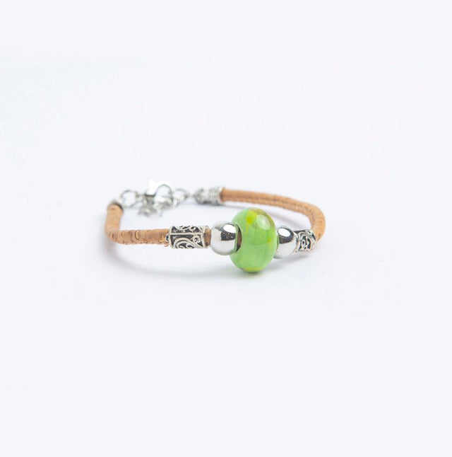 Handmade Colour Me Cork Bracelet - Lory Lux