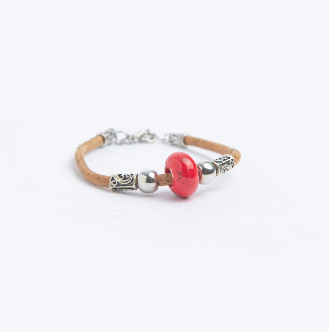Handmade Colour Me Cork Bracelet - Lory Lux