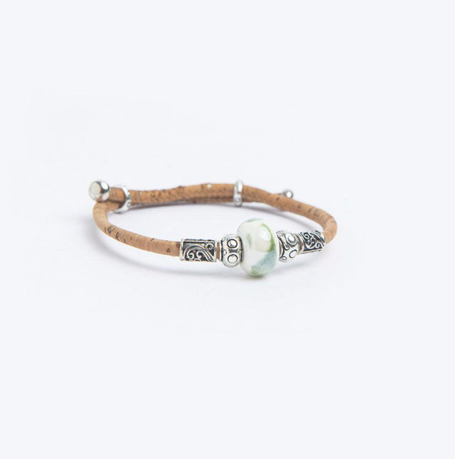 Handmade Colour Me Cork Bracelet - Lory Lux