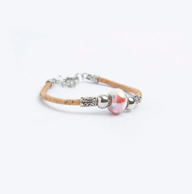 Handmade Colour Me Cork Bracelet - Lory Lux