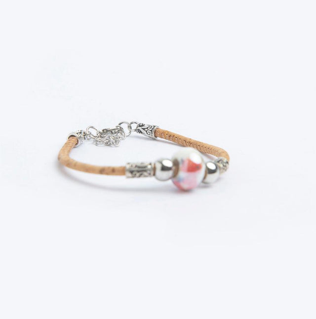Handmade Colour Me Cork Bracelet - Lory Lux