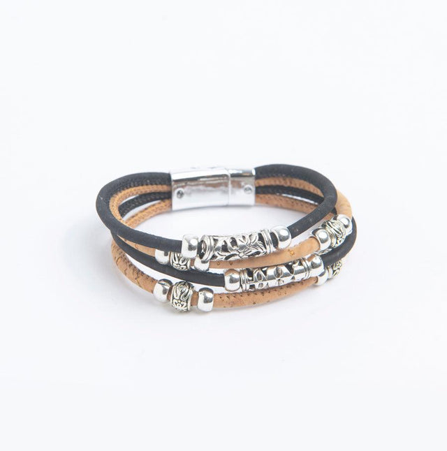 Handmade Azalea Cork Bracelet - Lory Lux