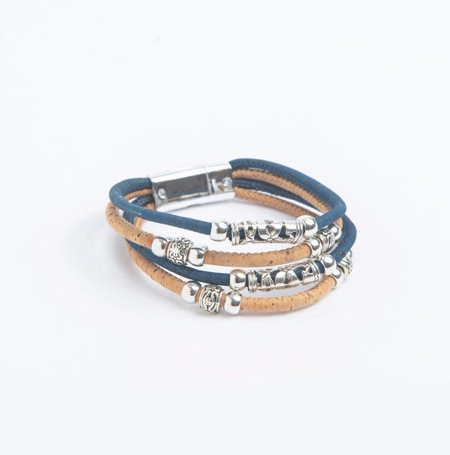 Handmade Azalea Cork Bracelet - Lory Lux