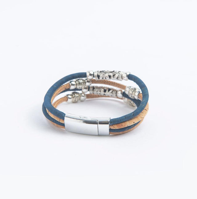 Handmade Azalea Cork Bracelet - Lory Lux