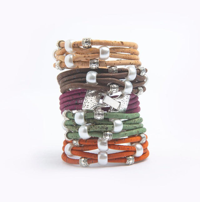 Handmade Trinket Cork Bracelet - Lory Lux