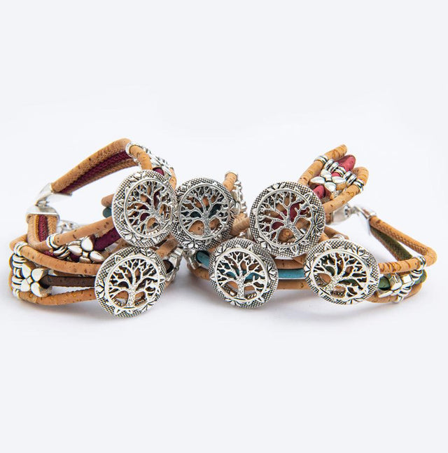 Handmade Calla Cork Bracelet - Lory Lux