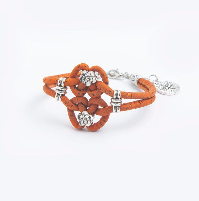 Handmade Acacia Cork Bracelet - Lory Lux