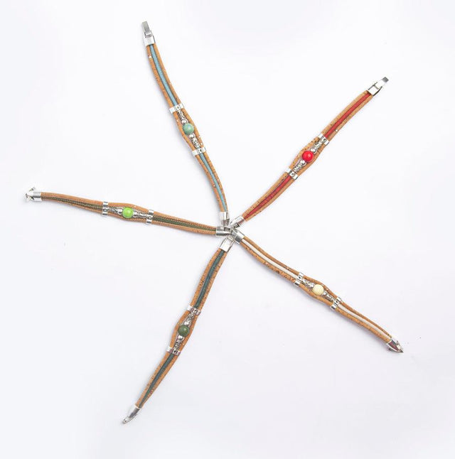 Handmade Bridge Cork Bracelet - Lory Lux