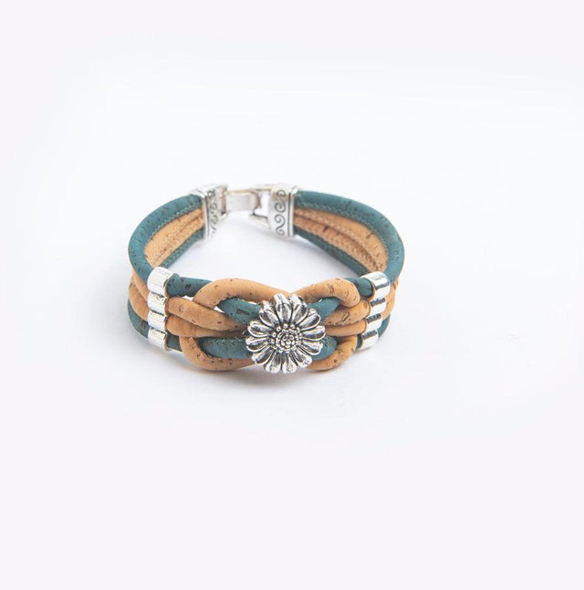 Handmade Bloom Cork Bracelet - Lory Lux