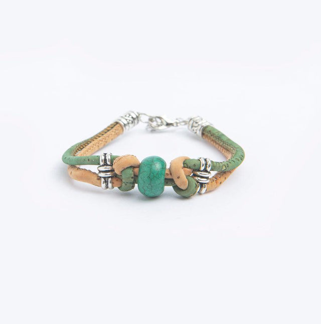 Handmade Colour Crust Cork Bracelet - Lory Lux