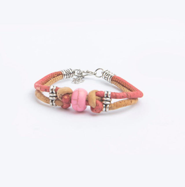 Handmade Colour Crust Cork Bracelet - Lory Lux
