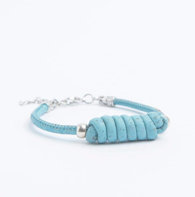 Handmade Timber Hitch Knotted Cork Bracelet - Lory Lux