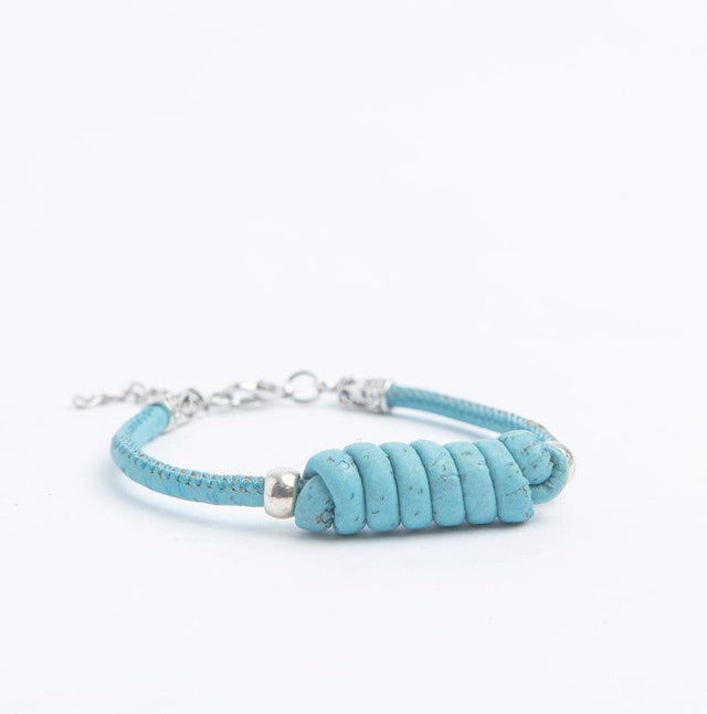 Handmade Timber Hitch Knotted Cork Bracelet - Lory Lux
