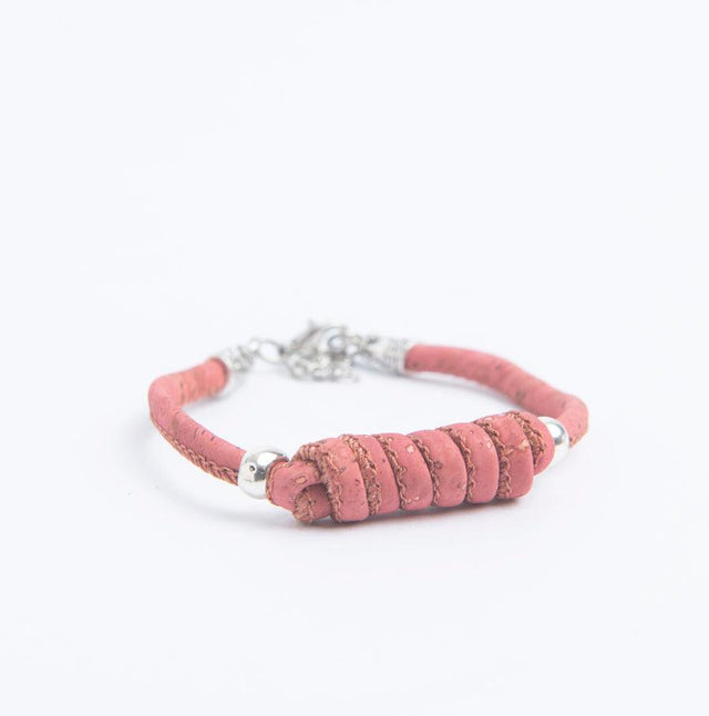 Handmade Timber Hitch Knotted Cork Bracelet - Lory Lux