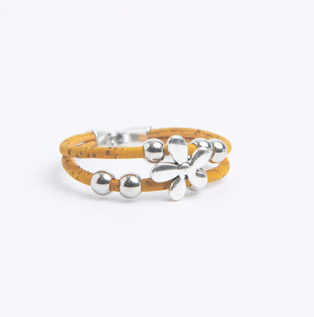 Handmade Secret Garden Cork Bracelet - Lory Lux