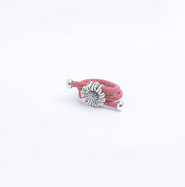 Triple Layer Flower Cork Ring - Lory Lux