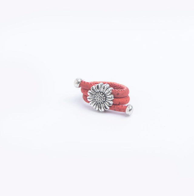 Triple Layer Flower Cork Ring - Lory Lux