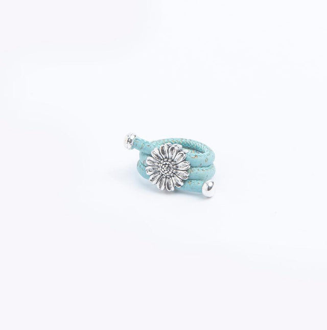 Triple Layer Flower Cork Ring - Lory Lux