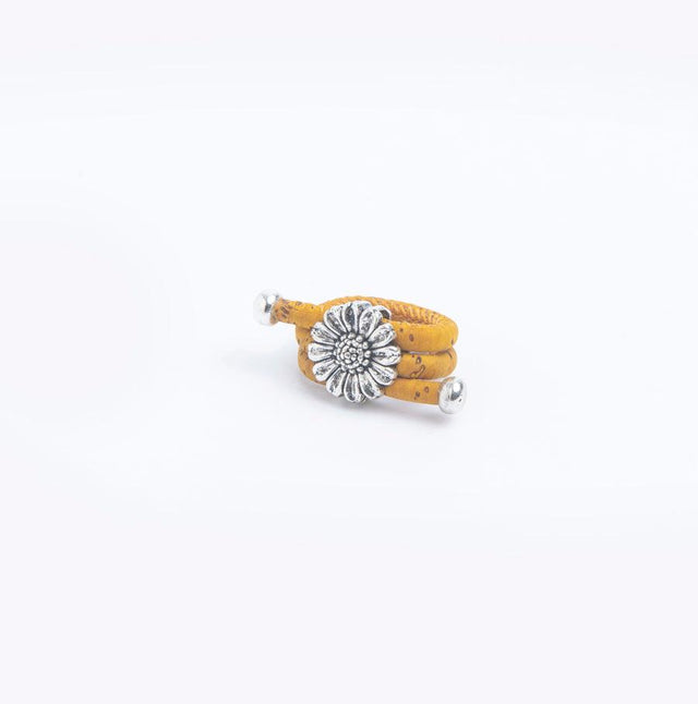 Triple Layer Flower Cork Ring - Lory Lux