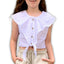 Coral Girl’s Top with your favorite shorts, skirt, or pants.