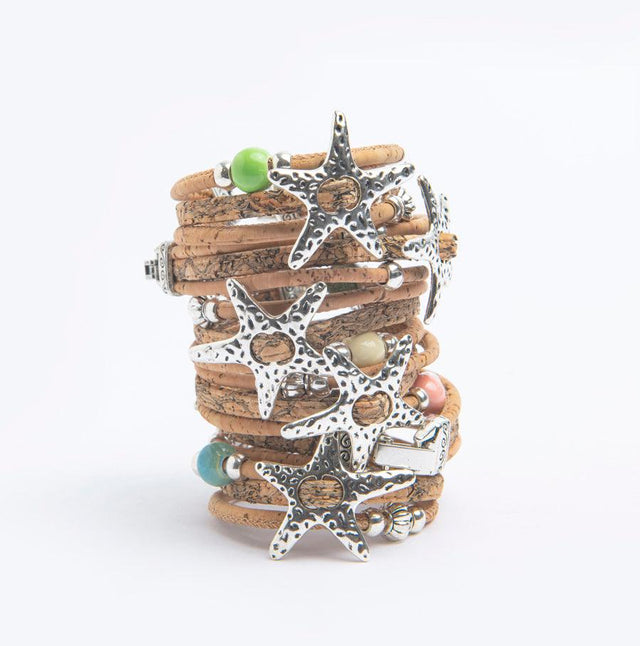 Handmade Fixed Star Cork Bracelet - Lory Lux