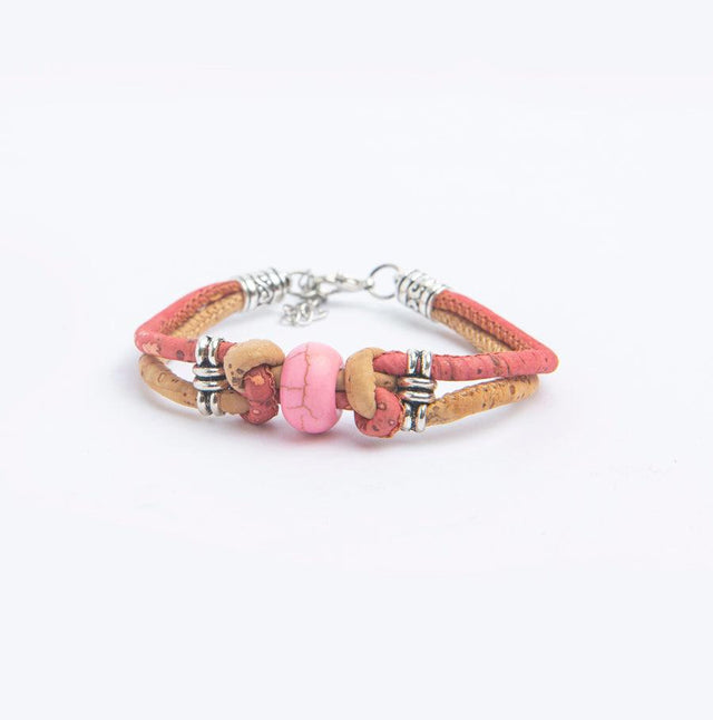 Handmade Colour Crust Cork Bracelet - Lory Lux